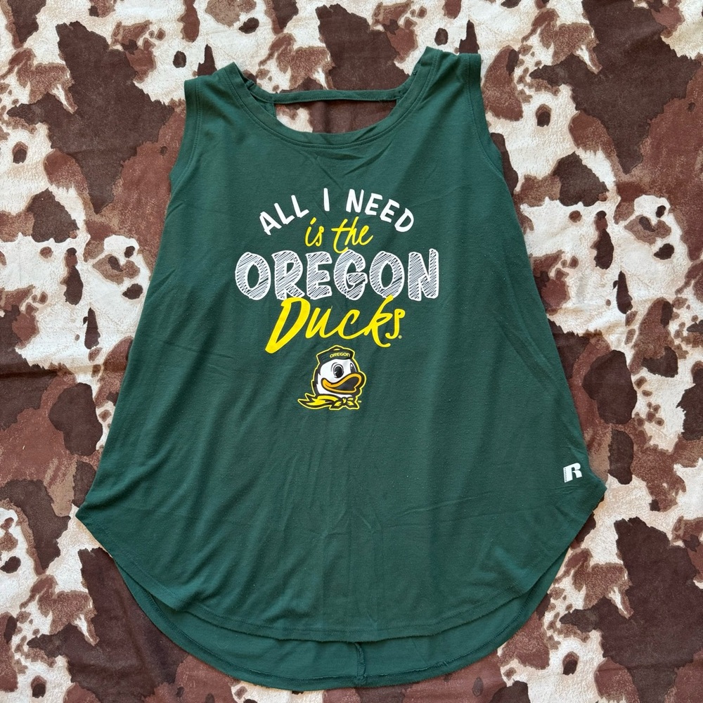Oregon Ducks Russell Athletic Tank Too